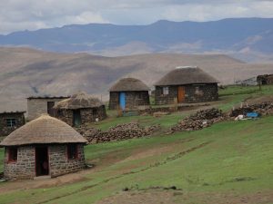 An iconic view of Lesotho Make sure you know about Lesotho’s medical care and safety and security tips.